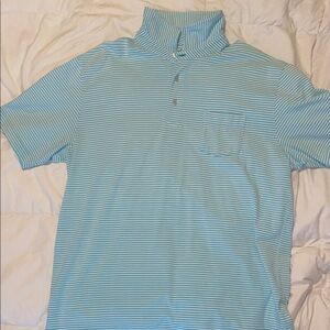 Peter Millar Blue Striped Men's Shirt